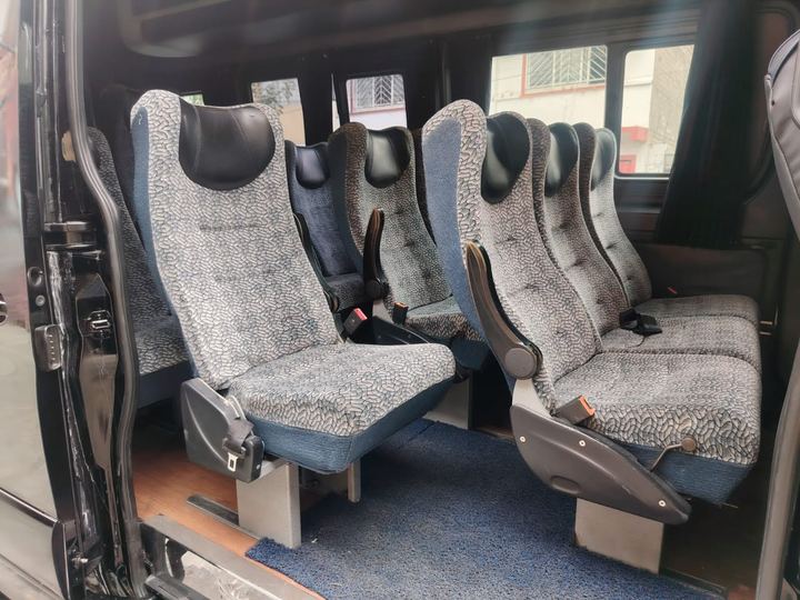 Asientos de la Sprinter tapizados en tela